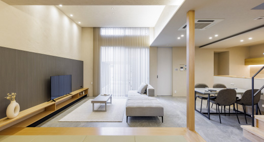 新松村展示場 リビング