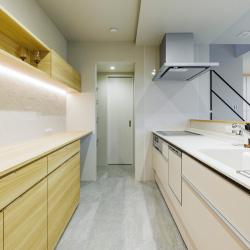 新松村展示場 キッチン