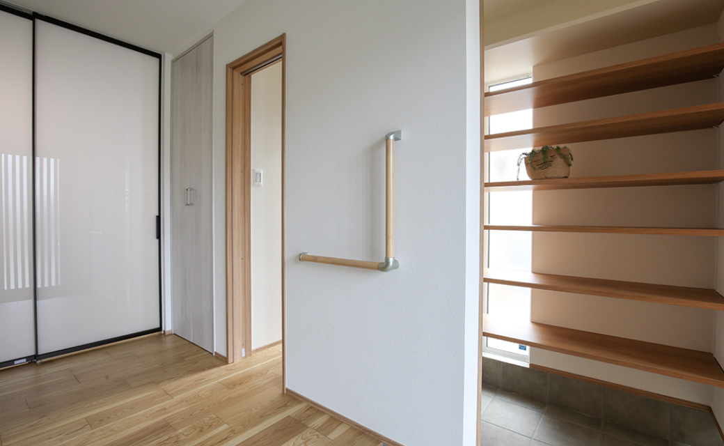 野々市押越内見会 玄関