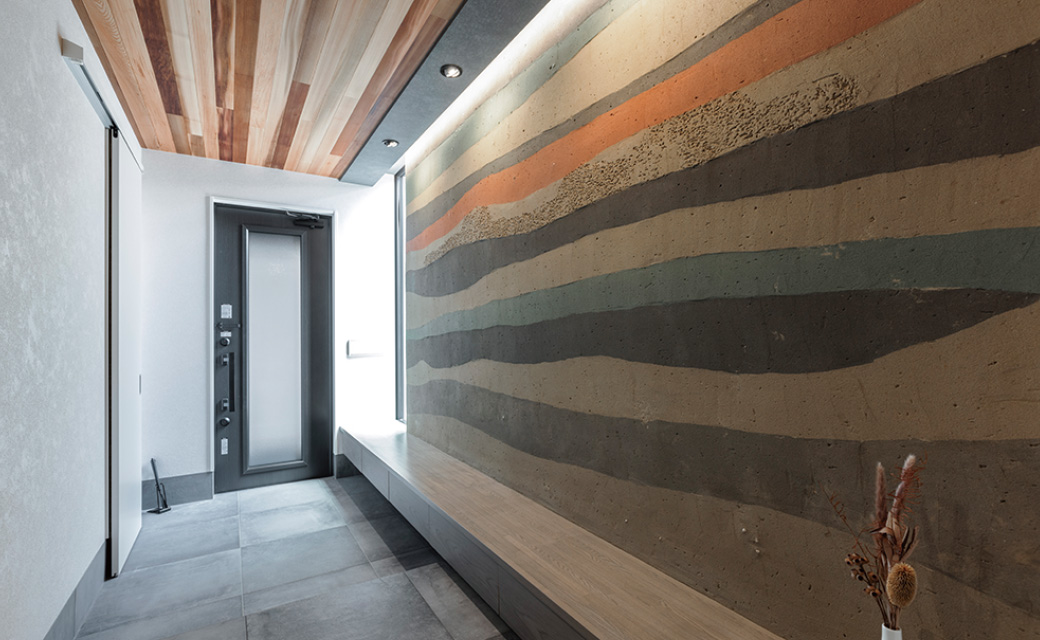 押野内見会 玄関