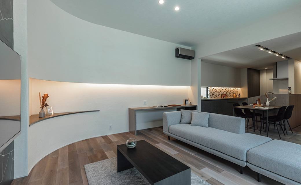 押野内見会 リビング