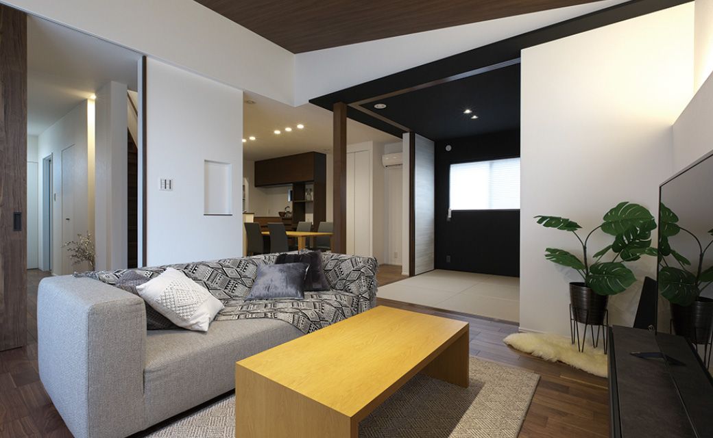 内灘町白帆台内見会 リビング