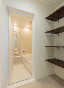 津幡町太田展示場 脱衣所