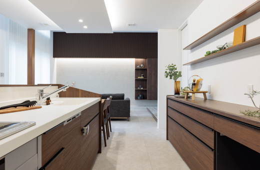 津幡町太田展示場 キッチン